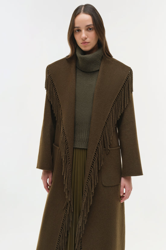Carrie Fringe Coat
