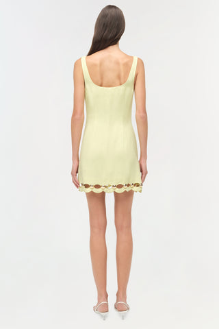 Lindley Studded Linen Midi Dress