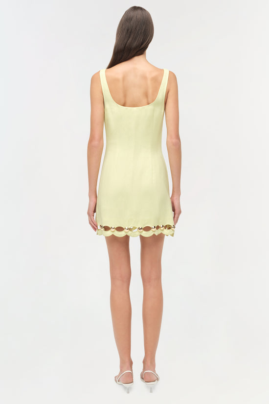 Lindley Studded Linen Midi Dress