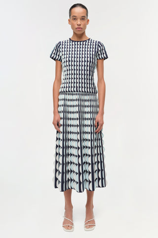 Kendra Scalloped Knit Top