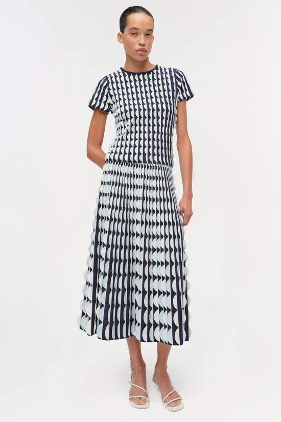 Kendra Scalloped Knit Top