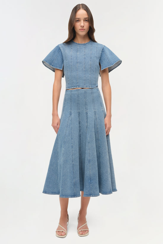 Kolby Structured Denim Top