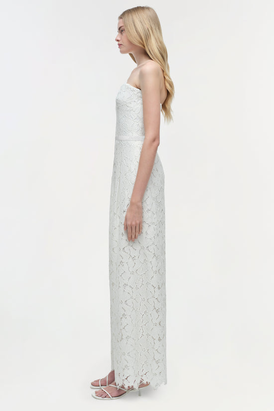 Rebecca Lace Strapless Jumpsuit