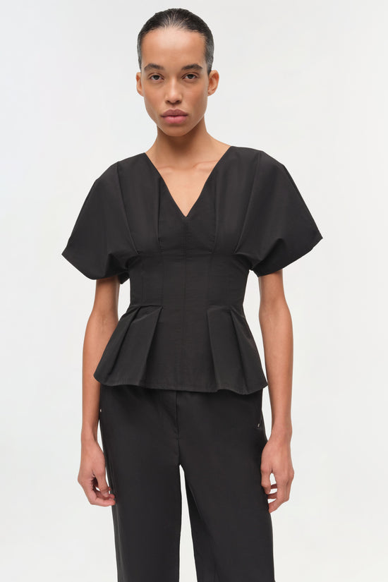 Rozen Cotton Faille Top