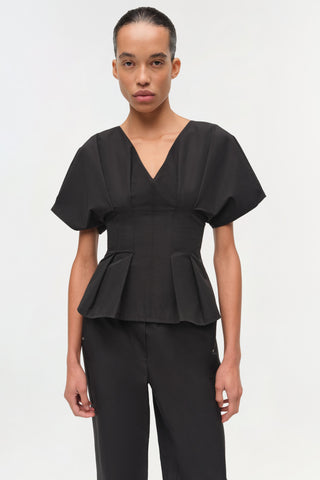 Rozen Cotton Faille Top