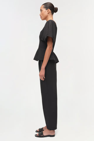 Mavrick Cotton Faille Pull On Pant