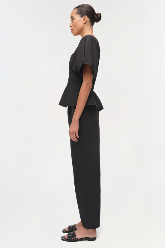 Mavrick Cotton Faille Pull On Pant