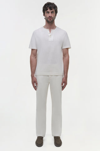 Hayes Silk Linen Henley