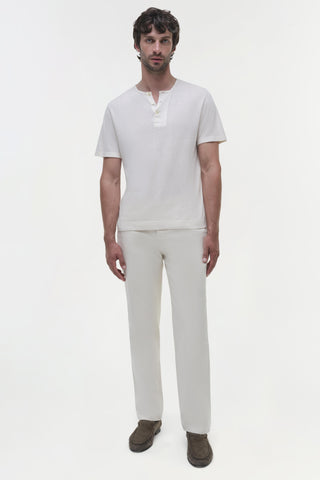 Hayes Silk Linen Henley