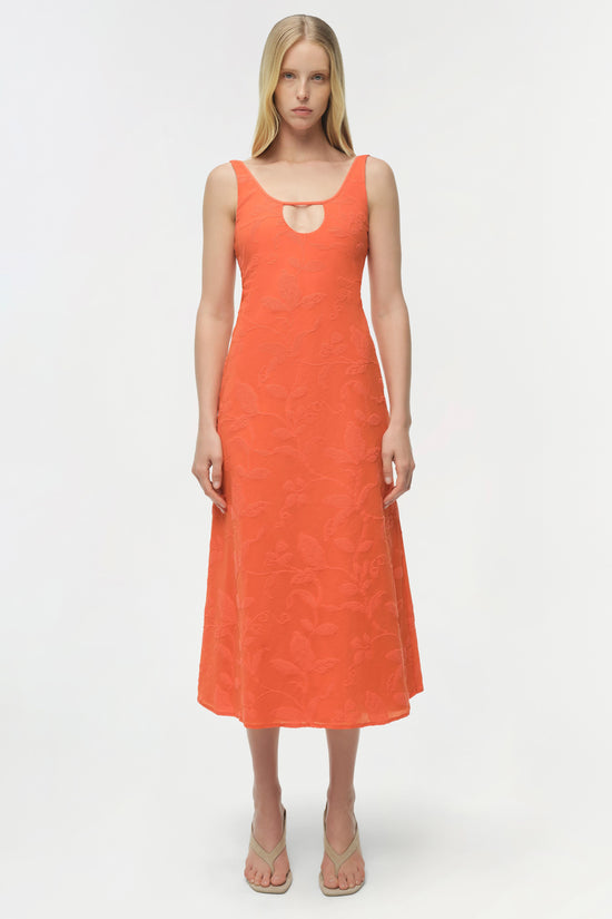Rosalia Jacquard Midi Dress