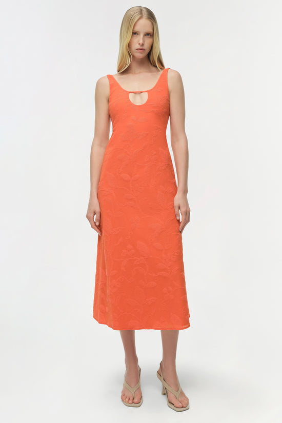 Rosalia Jacquard Midi Dress