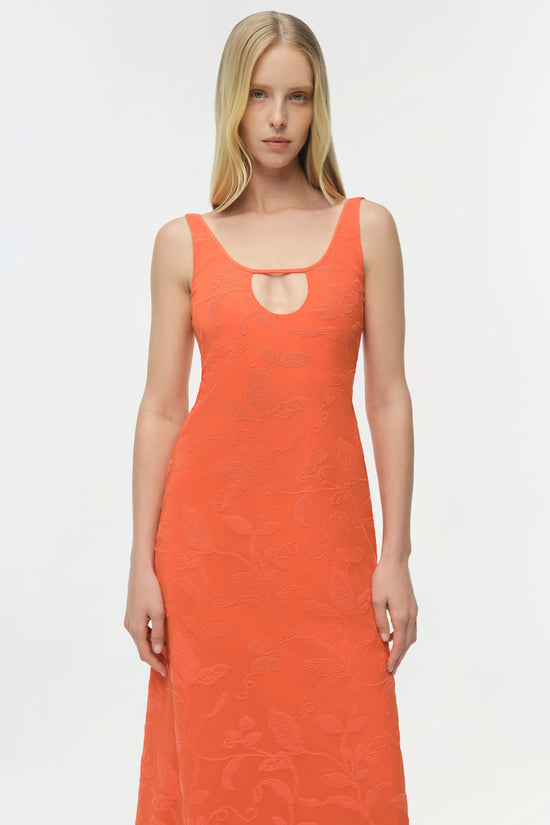 Rosalia Jacquard Midi Dress