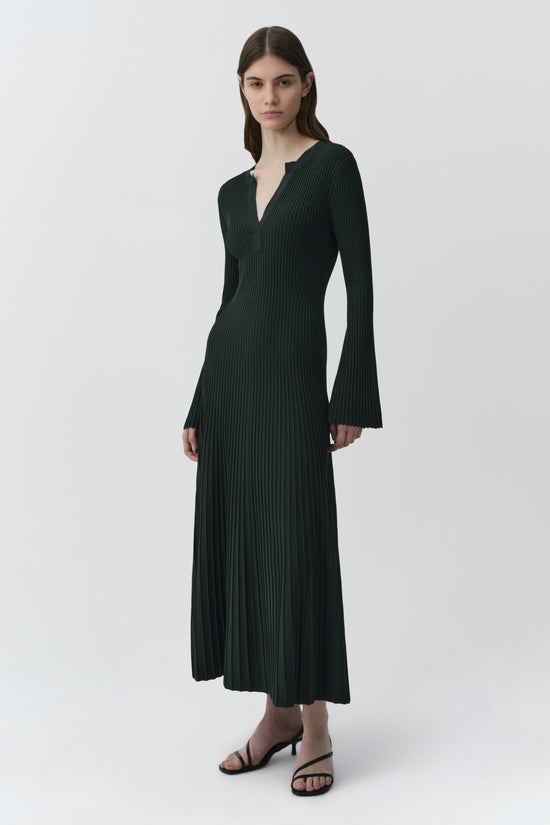 Genna Compact Knit Midi Dress