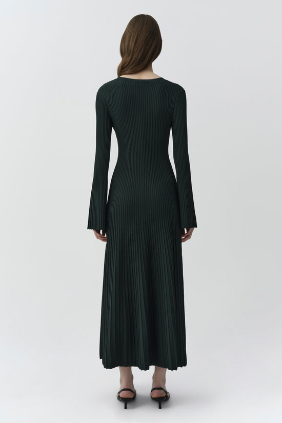 Genna Compact Knit Midi Dress