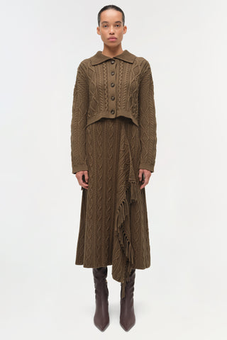 Virginia Wool Fringe Cardigan