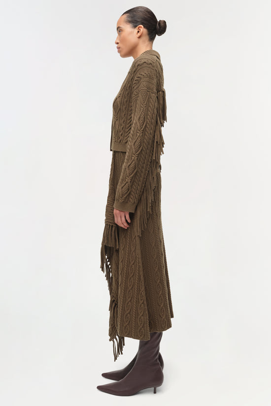 Virginia Wool Fringe Cardigan