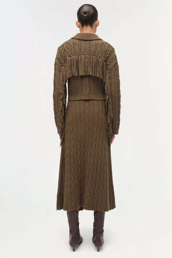 Virginia Wool Fringe Cardigan