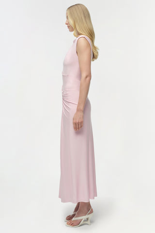Acacia Draped Jersey Midi Dress