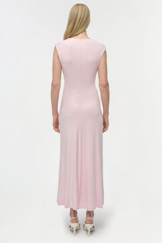 Acacia Draped Jersey Midi Dress