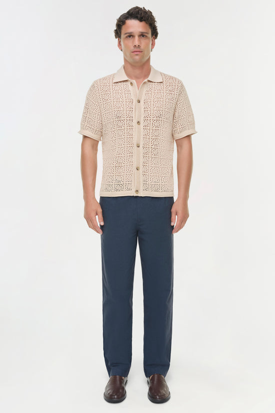 Billy Open Knit Shirt