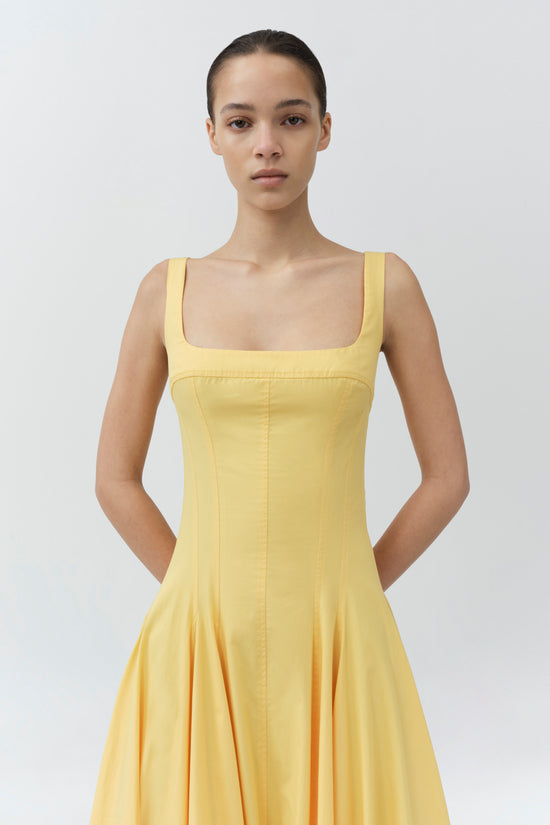 Hally Cotton Midi Dress