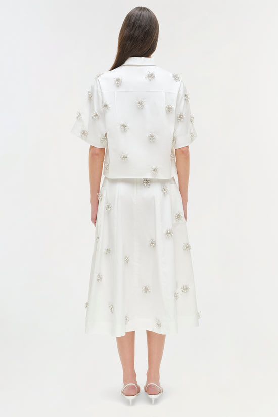 Cosmo Embellished Camp Shirt