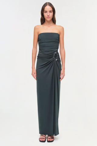 Emma Strapless Jersey Gown