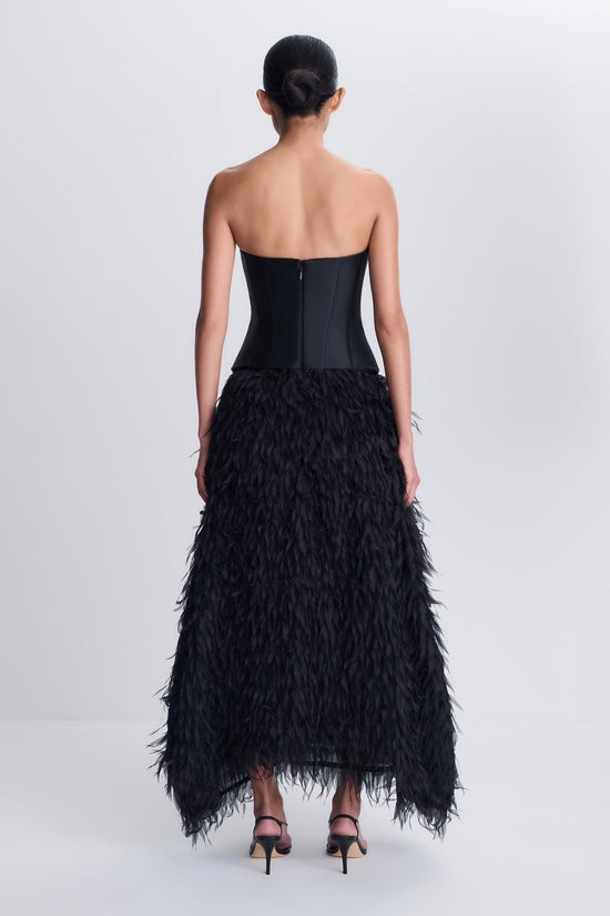 Leanna Featherlike Organza Gown