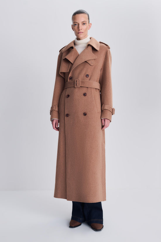 Rumi Belted Wool Coat