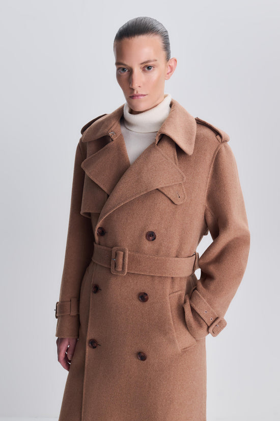 Rumi Belted Wool Coat