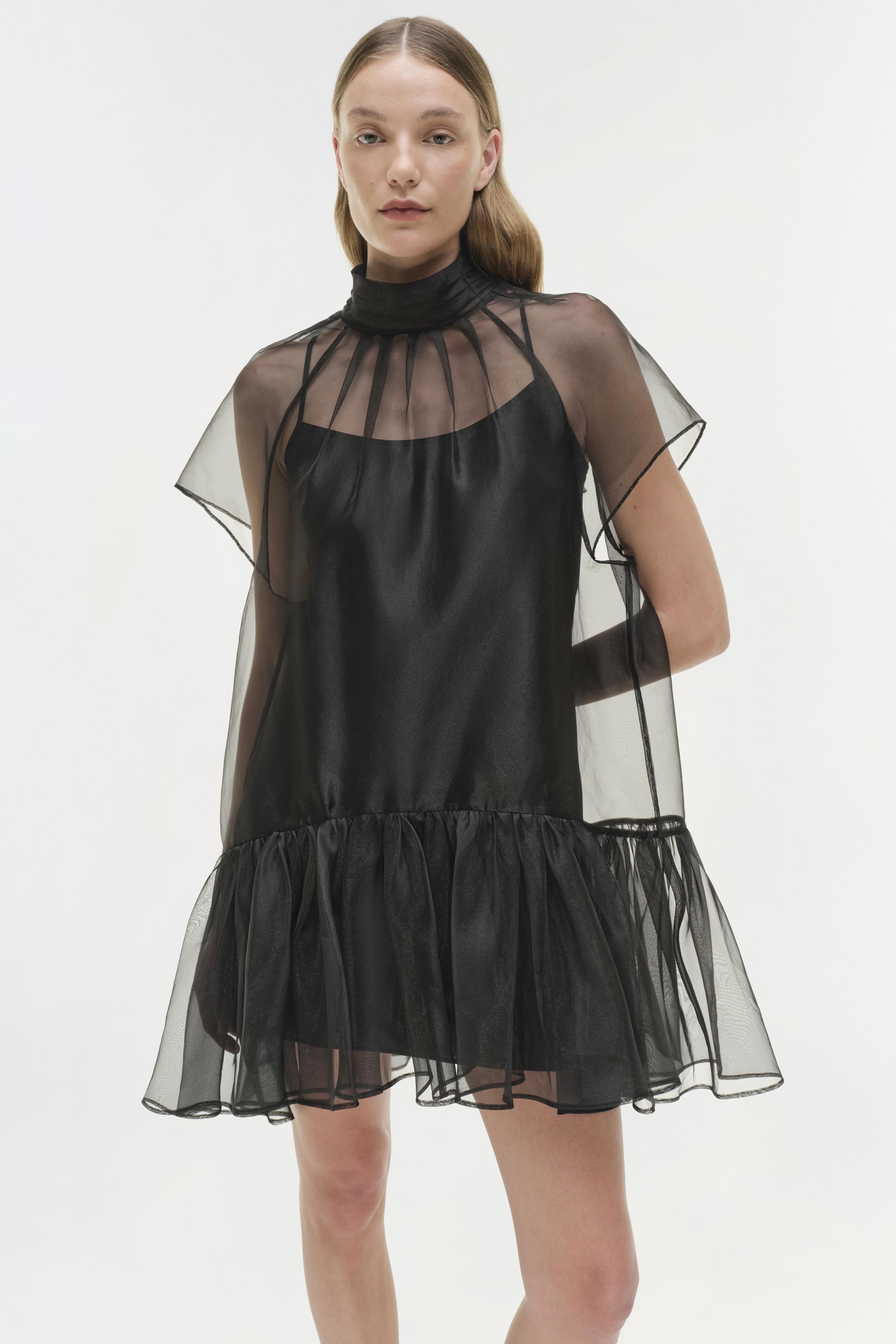 Simkhai Women's Beaux Tiered Mini Dress - Black - Size 2 Simkhai Women's Beaux Tiered Mini Dress - Black - Size 2
