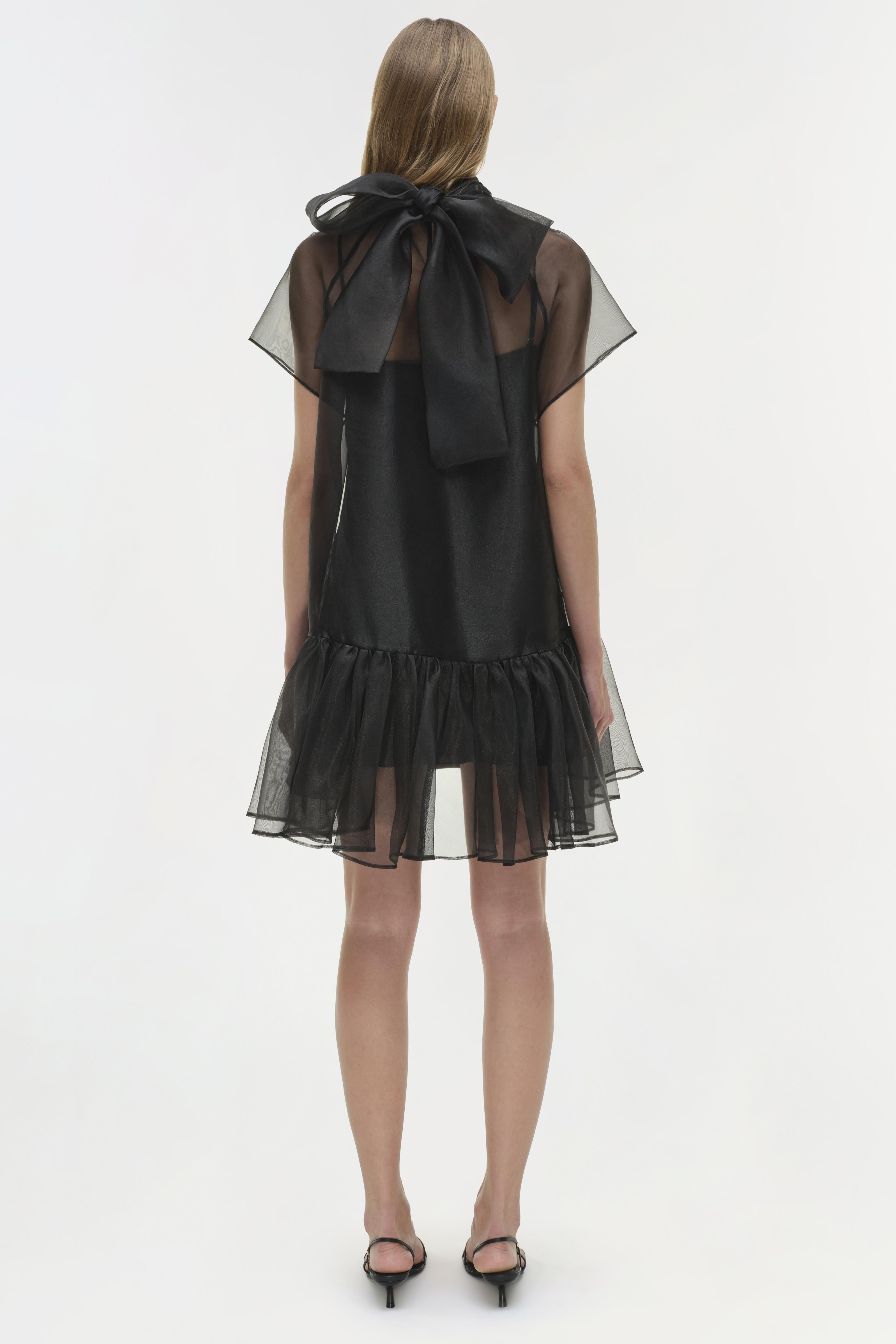 jonathan simkhai black dress $800 Scarf Simkhai Black Gown by Jonathan Simkhai