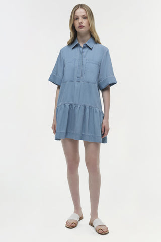 Cris Chambray Mini Dress