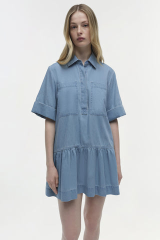 Cris Chambray Mini Dress