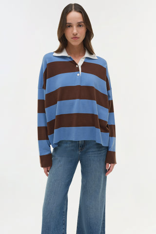 Carson Knit Rugby Polo