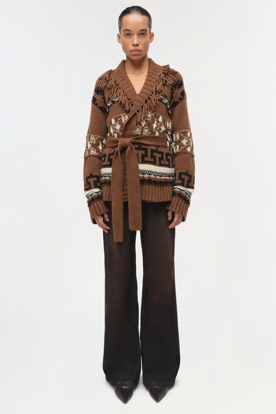 Elwood Western Fringe Wrap Cardigan