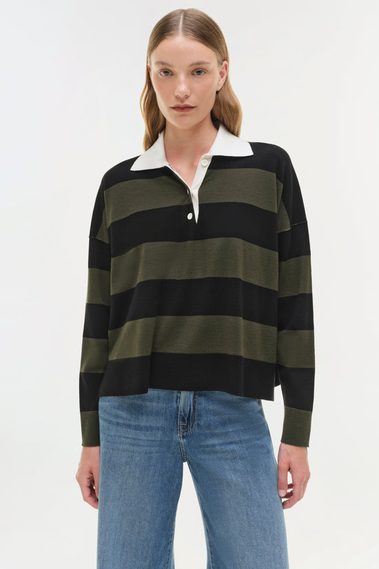 Carson Knit Rugby Polo