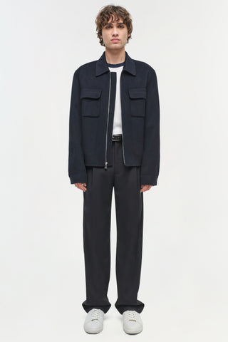 Dennis Wool Zip Up Jacket