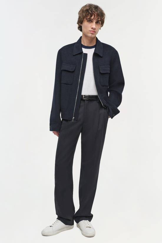 Dennis Wool Zip Up Jacket