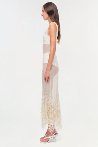 Irisa Lace Midi Dress