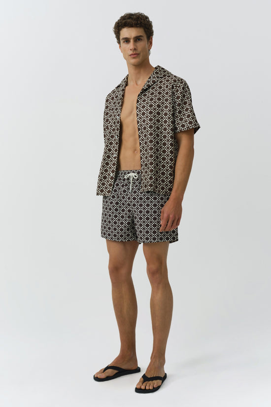 Casper Printed Silk Shirt