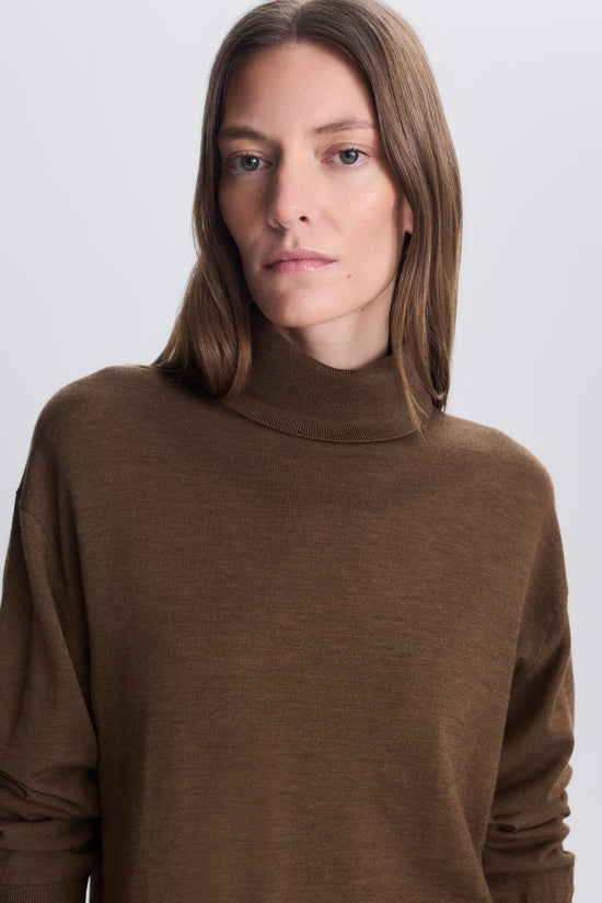 Aaliyah Merino Wool Turtleneck