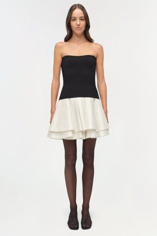 Isabelle Taffeta Knit Mini Dress