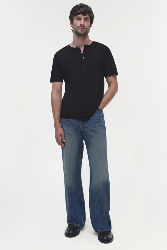 Hayes Silk Linen Henley