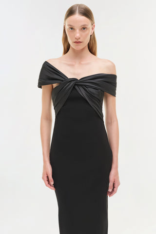Mia Off Shoulder Midi Dress