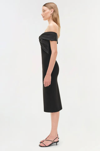 Mia Off Shoulder Midi Dress