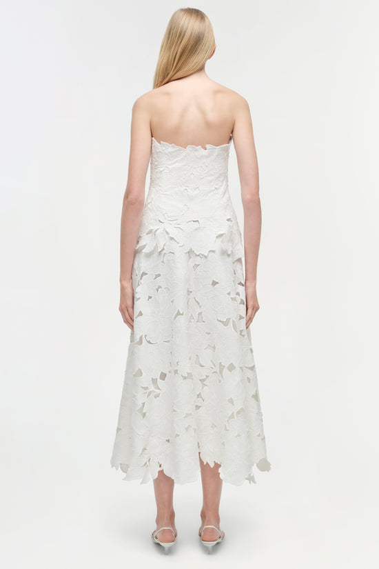 Audrey Embroidered Midi Dress