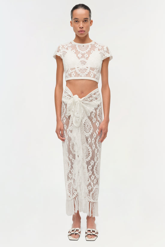 Thyri Fringe Trim Lace Parreo