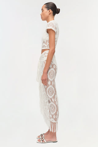 Thyri Fringe Trim Lace Parreo