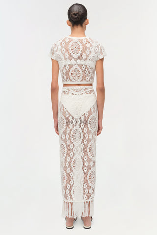 Thyri Fringe Trim Lace Parreo